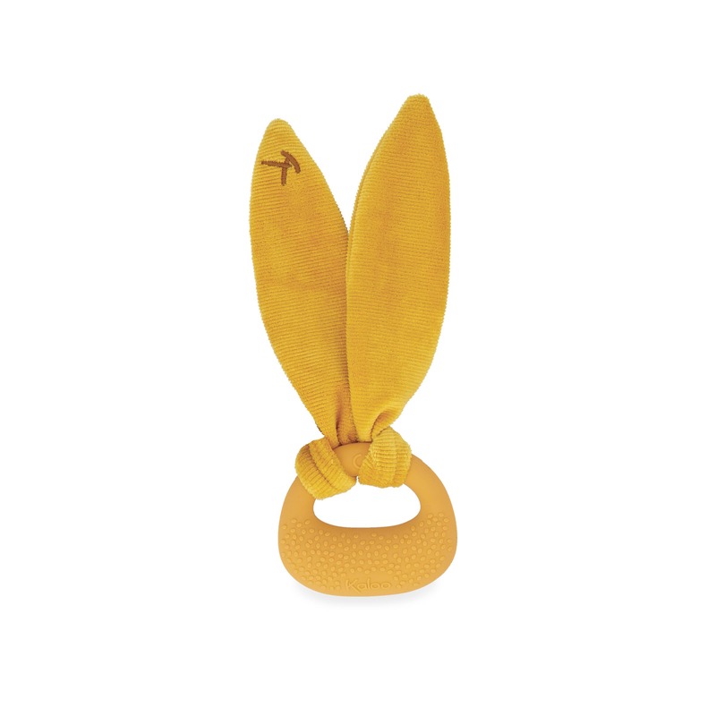 Anneau de dentition en silicone lapin ocre Kaloo