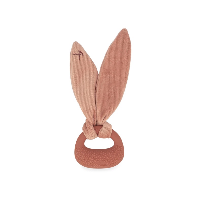 Anneau de dentition en silicone lapin terracotta Kaloo dos