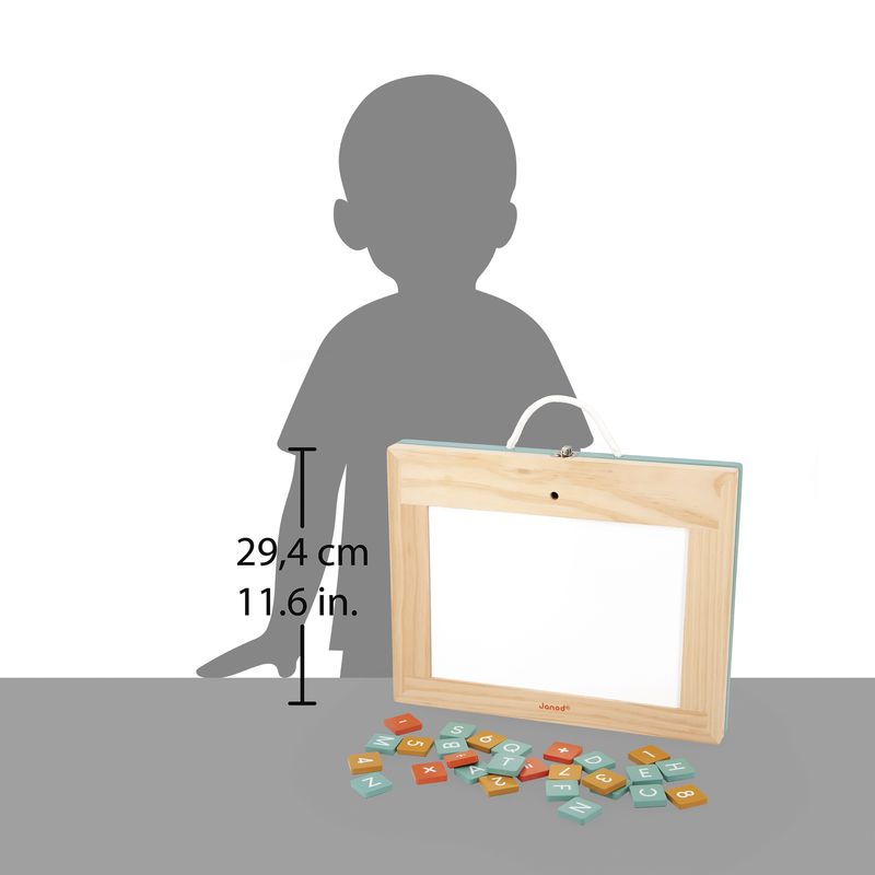 Ardoise 4 en 1 Janod taille