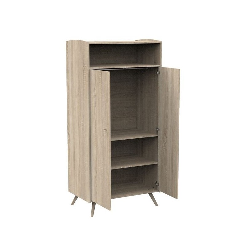 Armoire 2 portes Access Bois SAUTHON cote ouverte