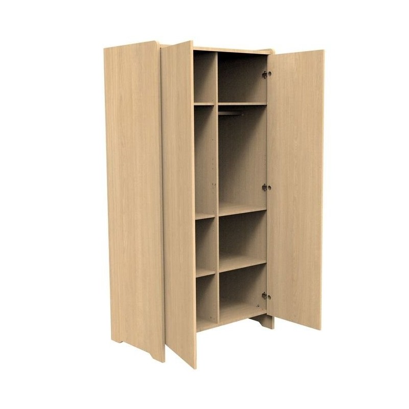 Armoire 2 Portes Cannelle SAUTHON cote ouverte