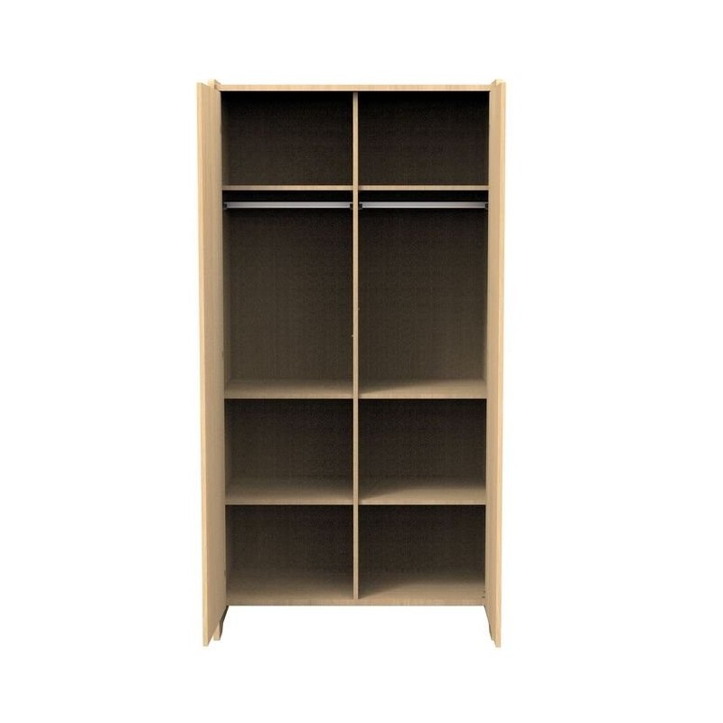 Armoire 2 Portes Cannelle SAUTHON face ouverte