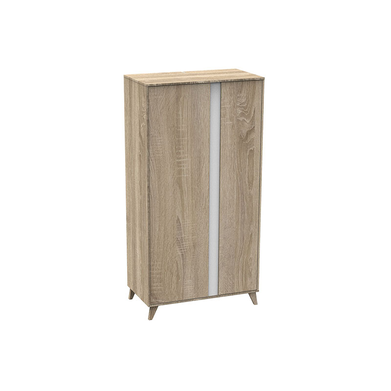 Armoire 2 portes Nova blanc lin Sauthon