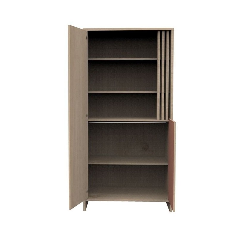 Armoire 2 Portes Tokyo SAUTHON face porte ouverte