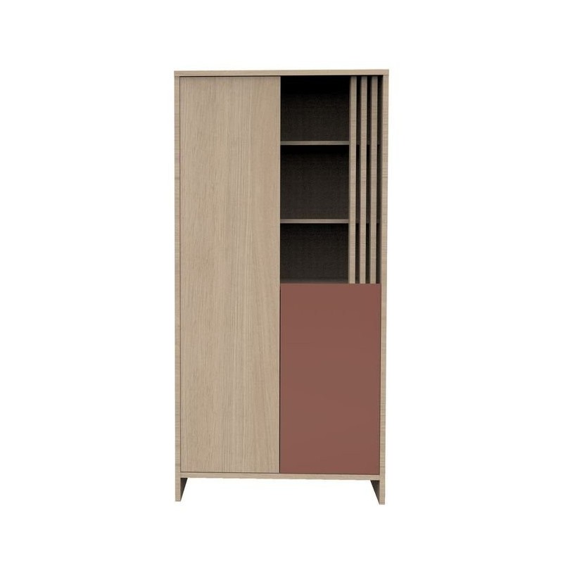 Chambre Tokyo SAUTHON armoire terracotta