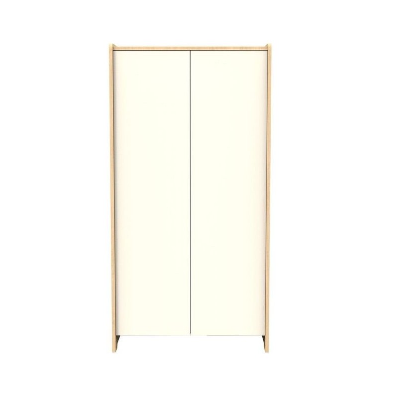 Armoire 2 Portes Vanille SAUTHON face