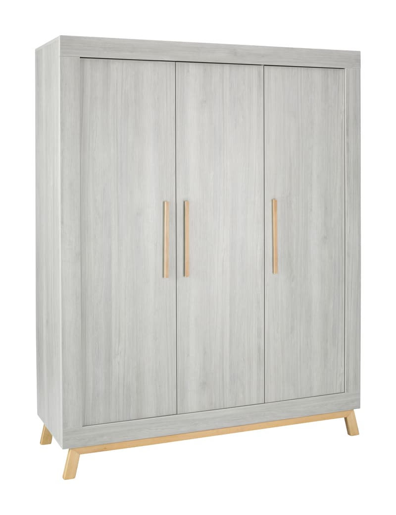 Armoire 3 portes Miami Gris Schardt 1