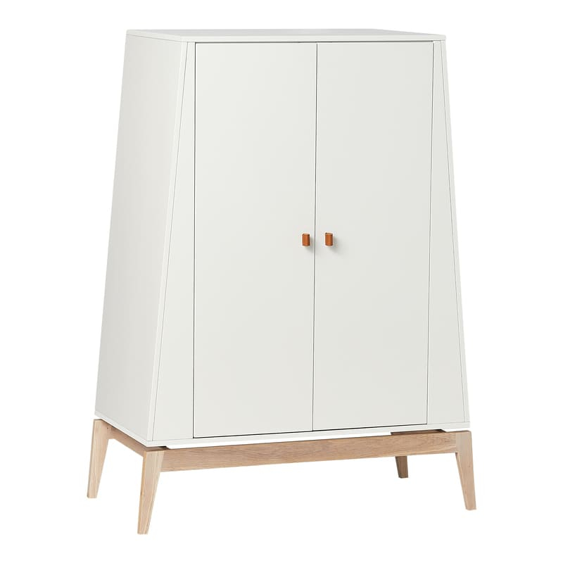 Chambre Luna Blanc : lit, commode, armoire Leander Armoire petit