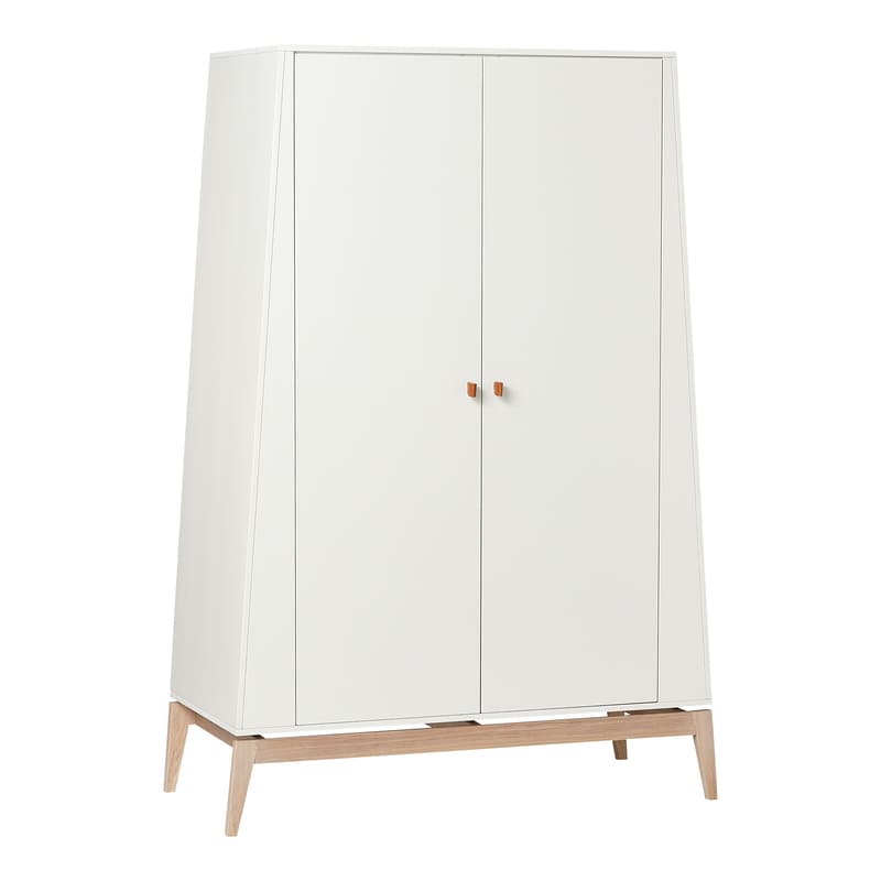Armoire Luna Chêne Blanc Leander armoire fermee