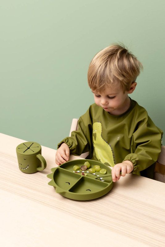 Assiette avec ventouse en silicone et compartiments Mr. Dino Trixie lifestyle 4