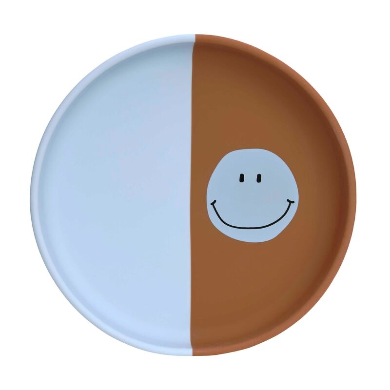 Assiette en silicone Happy Rascals Lassig motif