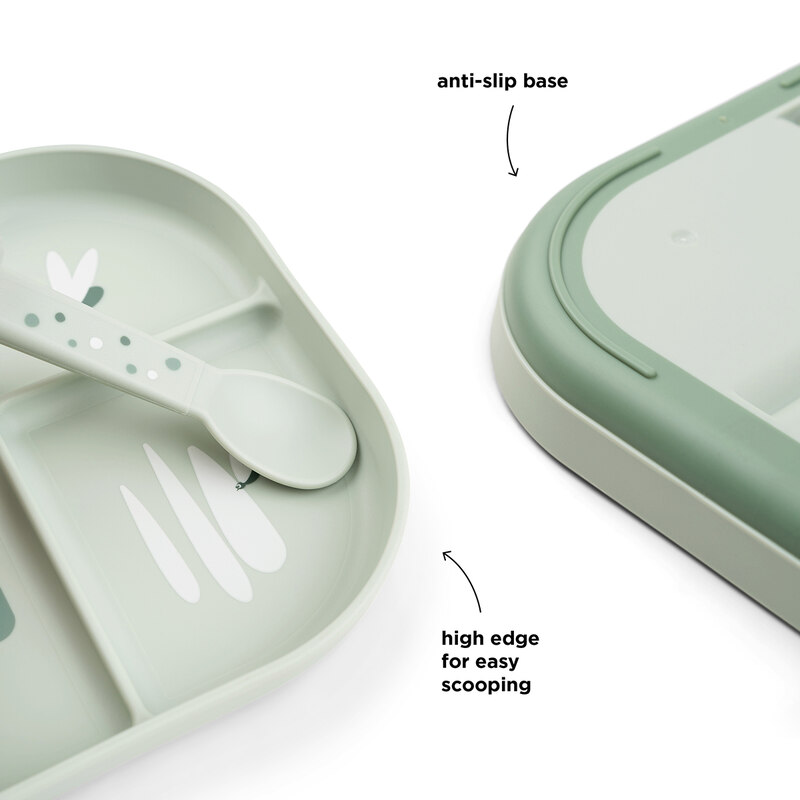 Assiette plateau Foodie Croco Vert Done by Deer informations