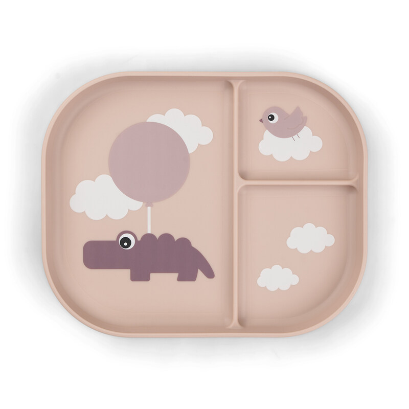 Assiette plateau Foodie Happy clouds Rose Done by Deer produit face