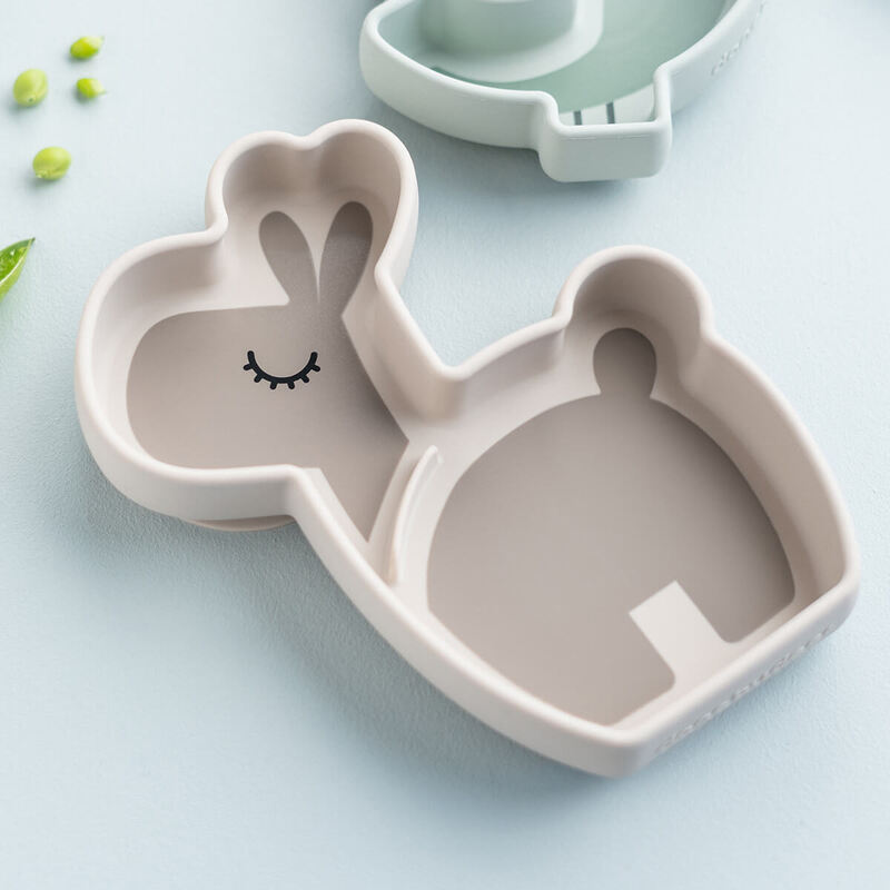 Assiette silicone avec ventouse Lalee Sable Done by Deer lifestyle2