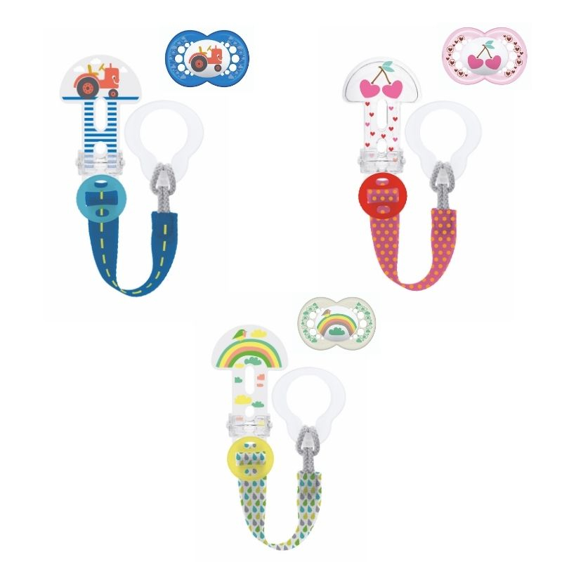 Attache tétine / sucette personnalisée 100% silicone bébé garçon décoration  moto clip étoile : enfants-puericulture par chewbidou