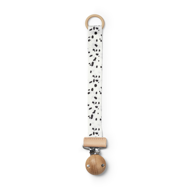 Attache-tétine en Bois - Vanilla White Elodie produit face