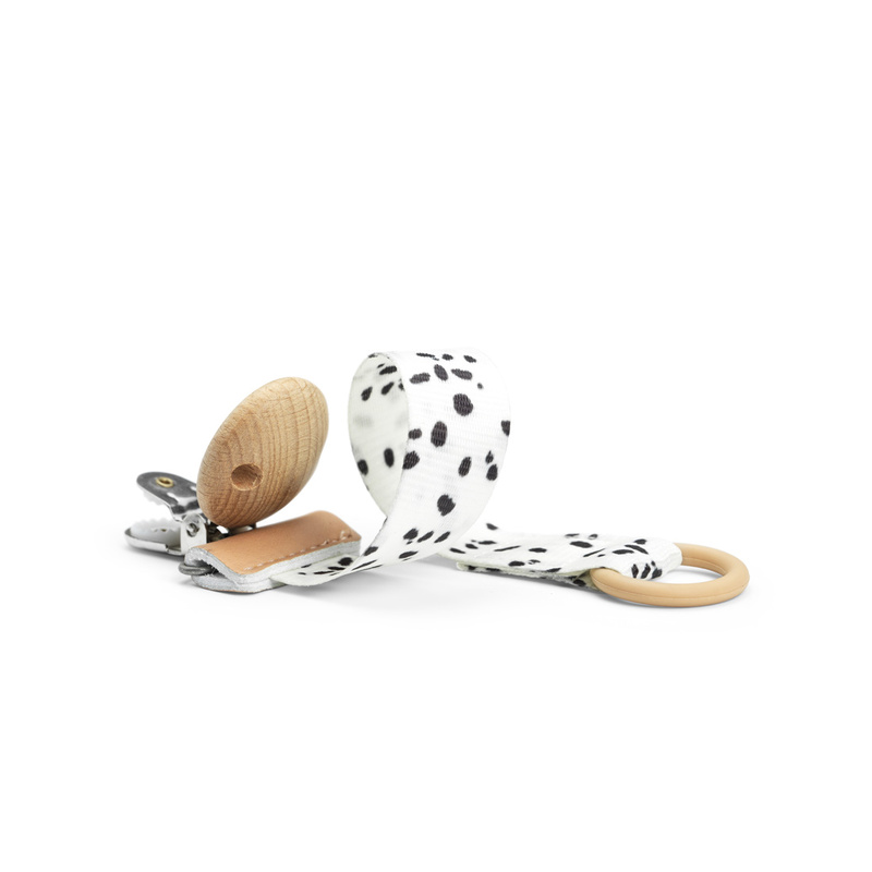 Attache-tétine en Bois - Vanilla White Elodie tordu