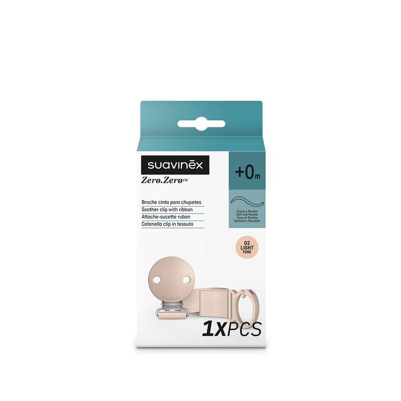 Attache-sucette Zerø Zerø Light SUAVINEX packaging