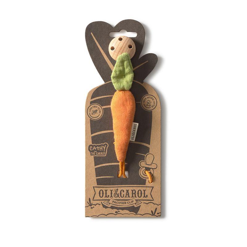 Attache-tétine Cathy la Carotte OLI & CAROL packaging