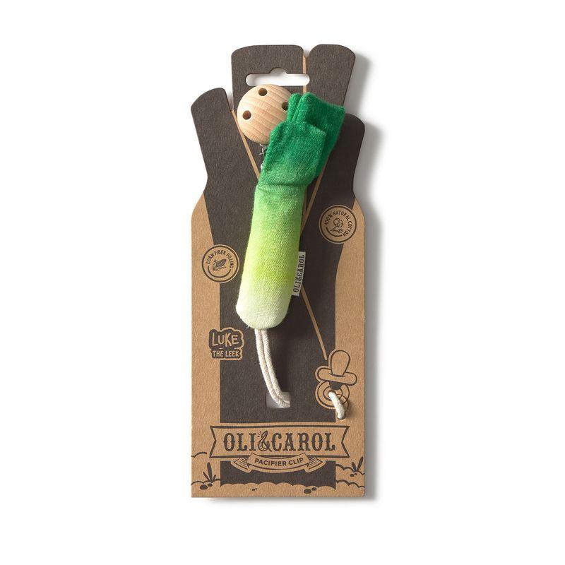 Attache-tétine Luke le Poireau OLI & CAROL packaging