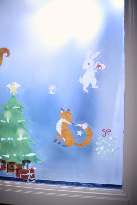 Autocollants pour fenêtre Wonderful Winter Forest Friends Filibabba lifestyle 1