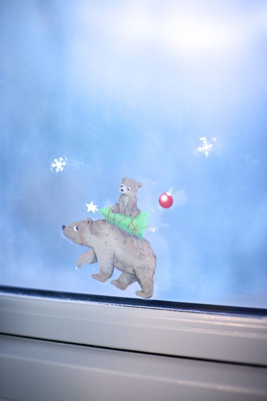 Autocollants pour fenêtre Wonderful Winter Forest Friends Filibabba lifestyle 3