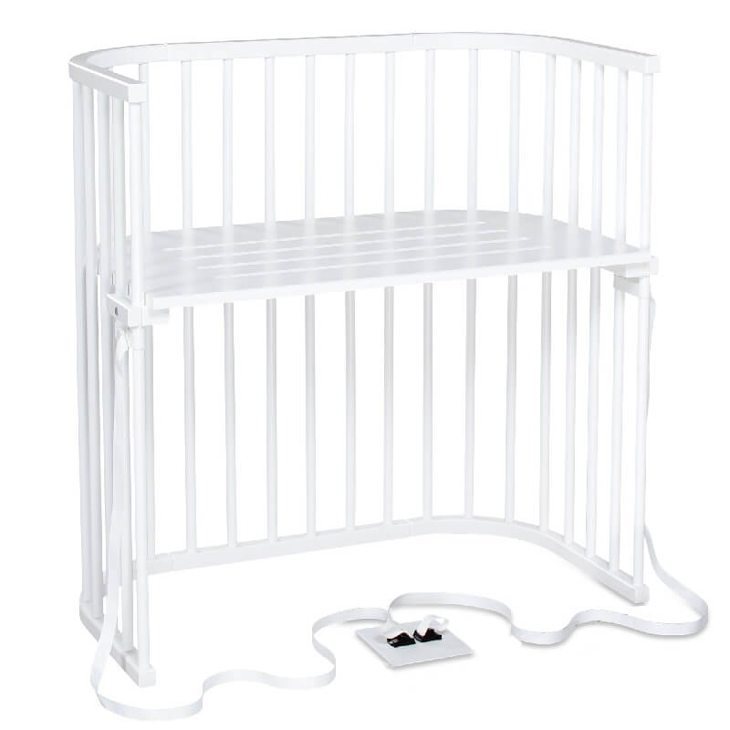 Berceau Cododo Boxspring Blanc laqué Babybay