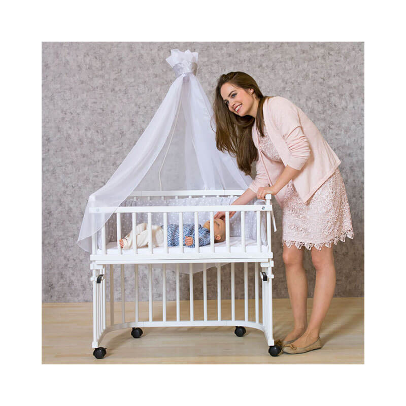 Ciel de lit coton organique pour berceaux Cododo Babybay ambiance