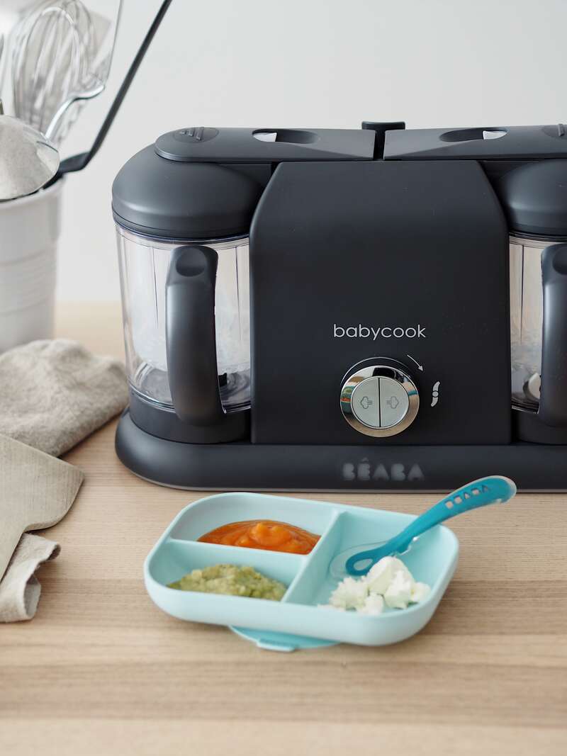 Babycook Duo Dark Grey Beaba lifestyle 2
