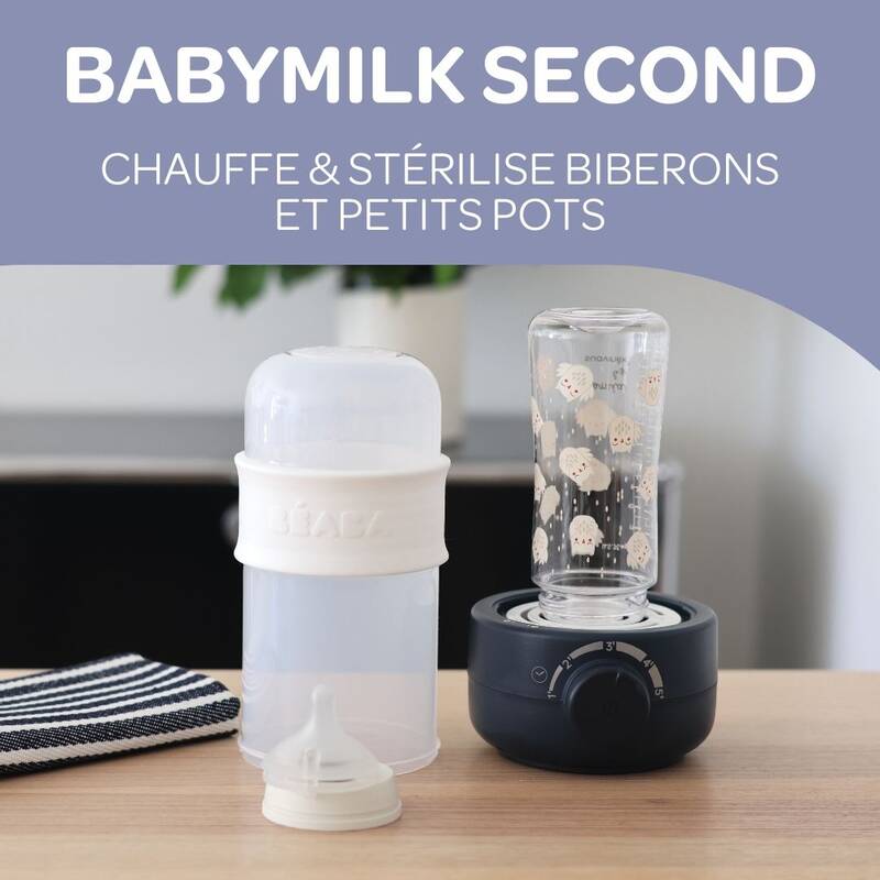 Chauffe biberons BabyMilk Second Grey Beaba