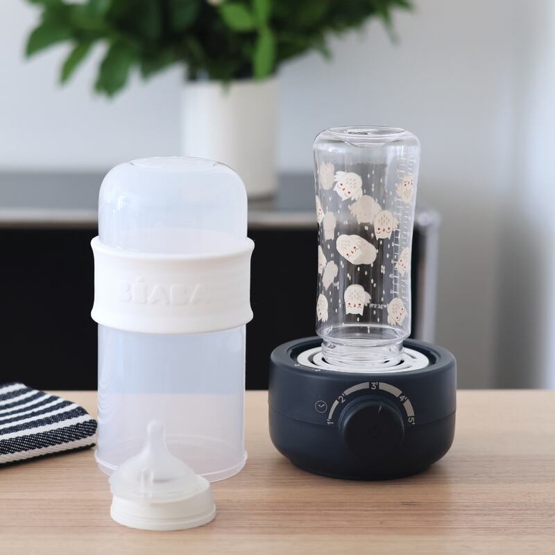 Chauffe Biberon Babymilk Ultra Rapide Night blue Beaba lifestyle 1