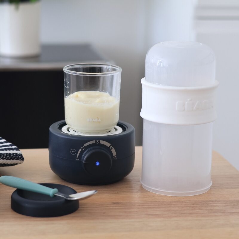 Chauffe Biberon Babymilk Ultra Rapide Night blue Beaba lifestyle 2