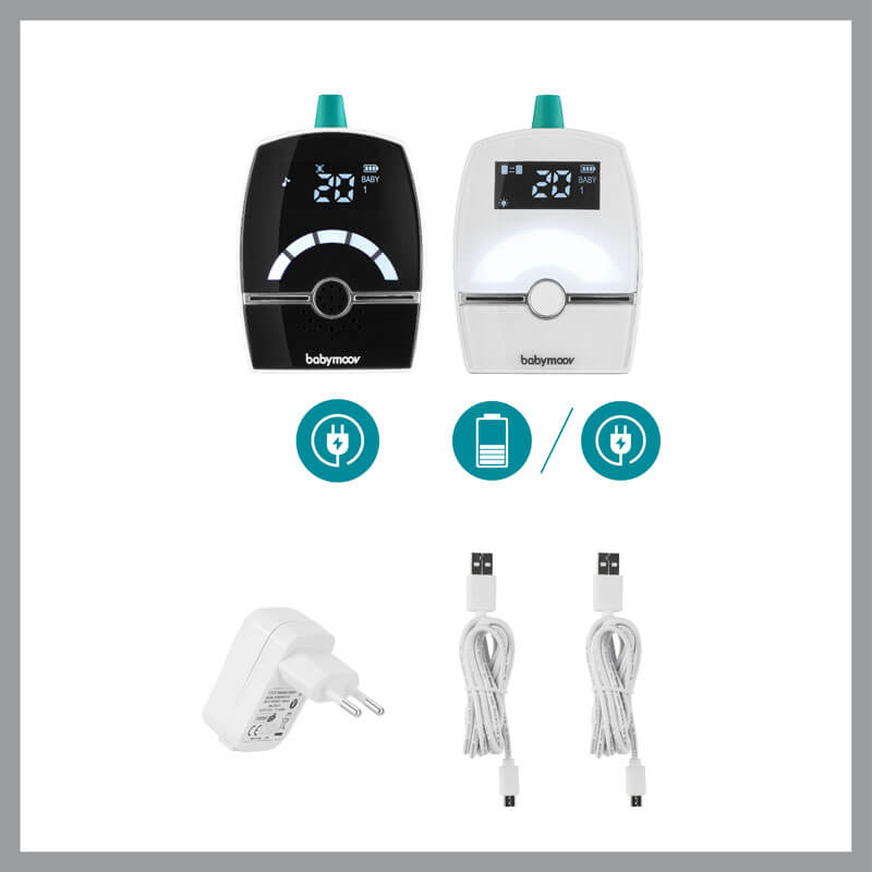 Babyphone New Premium Care Babymoov cable