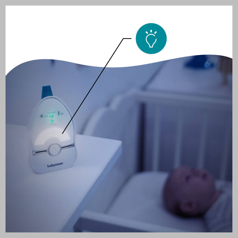 Babyphone Easy Care + fonction veilleuse Babymoov veilleuse