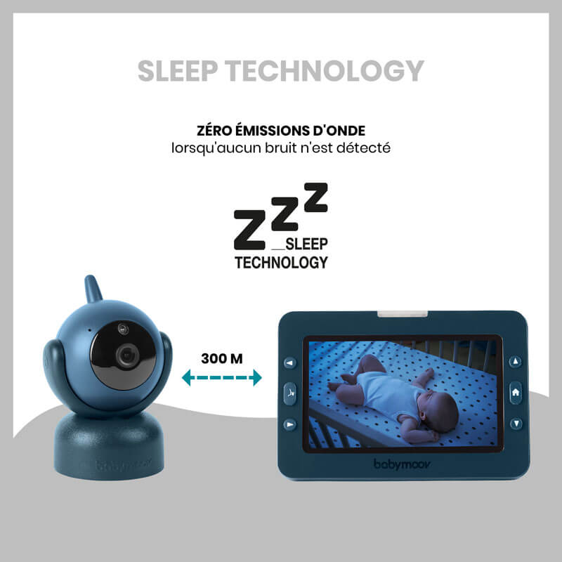 Babyphone vidéo 360 YOO-Master Plus Babymoov technologie sleep