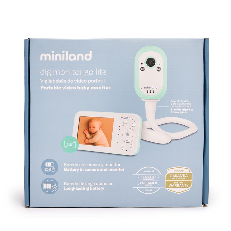 Babyphone vidéo Digimonitor Go Lite Miniland packaging