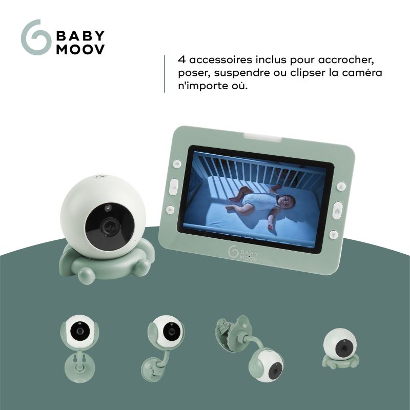 Babyphone vidéo Yoo Go Plus babyphone nomade Babymoov - Bambinou