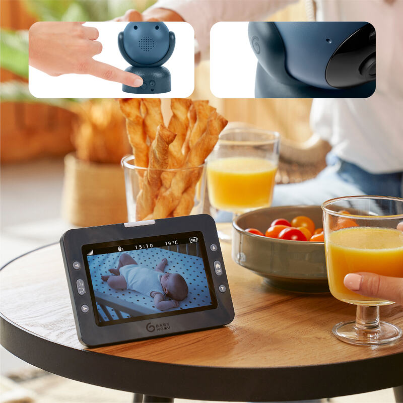 Babyphone Video Yoo Master Plus HD Babymoov Produit bouton