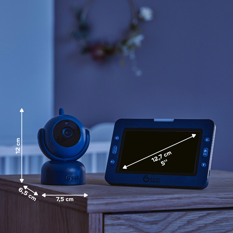 Babyphone Video Yoo Master Plus HD Babymoov Produit dimensions