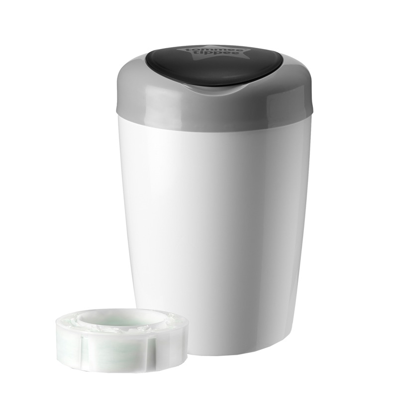 Tommee Tippee Simplee White poubelle à couches + recharge pour