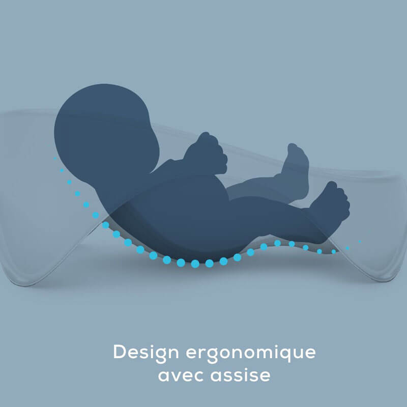 Baignoire bébé 2 en 1 Angelcare ergonomique