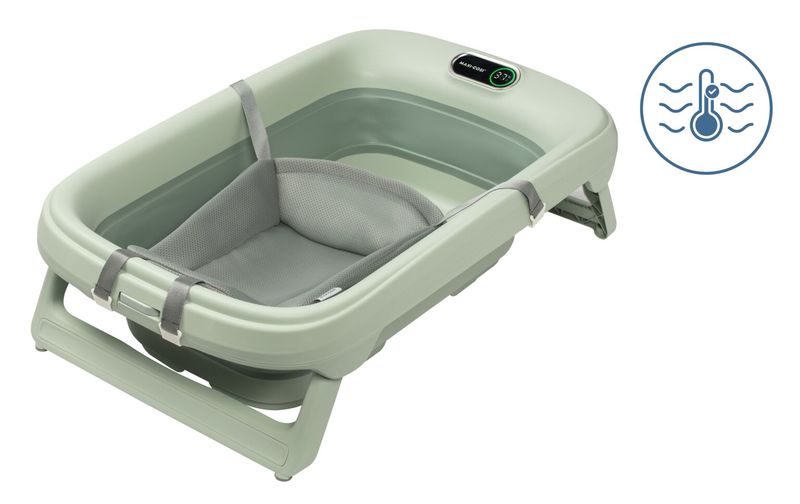 Baignoire Indigo avec insert nouveau-né Maxi Cosi vue de profil