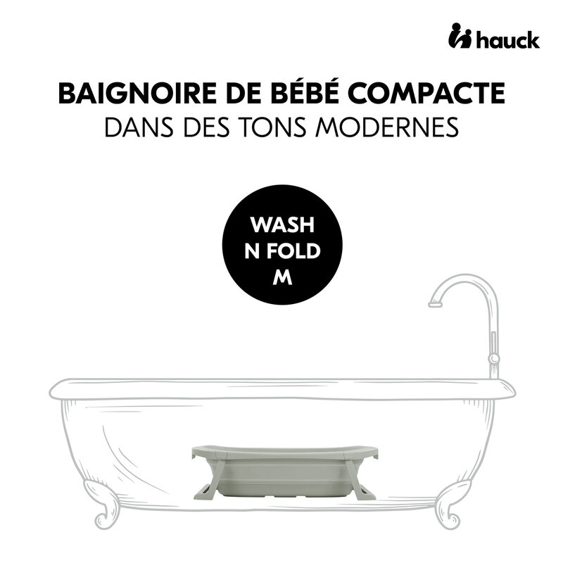 Baignoire pliable Wash N Fold M Hauck face