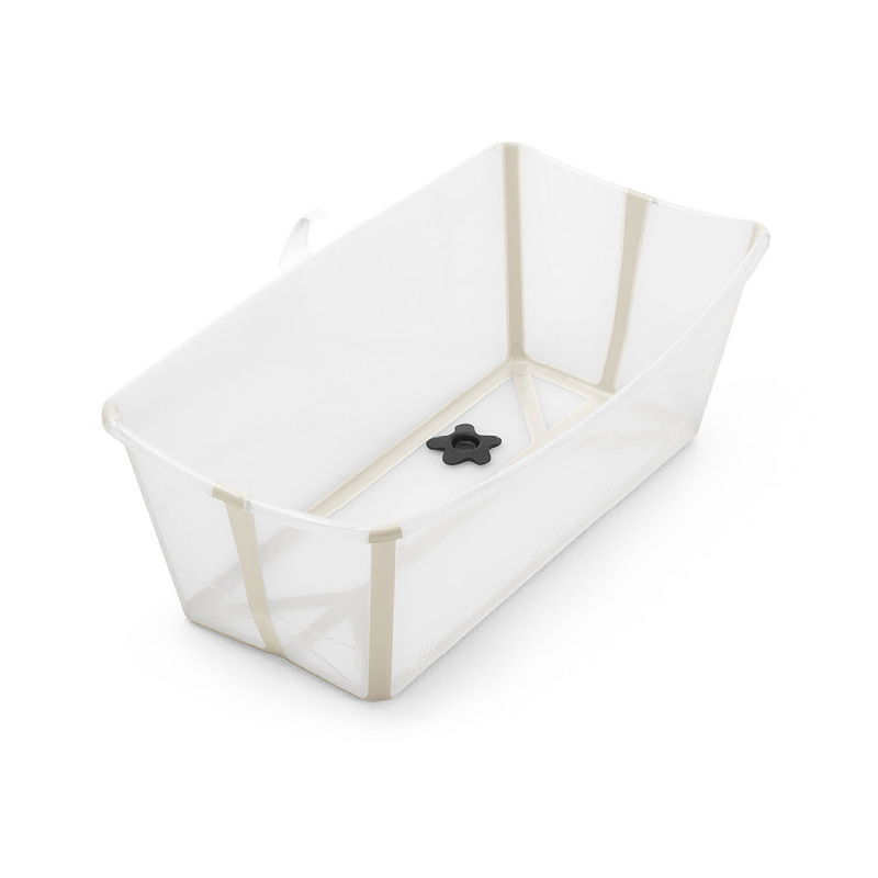 Baignoire pliante Flexi Bath bouchon thermochromique Stokke produit sans logo
