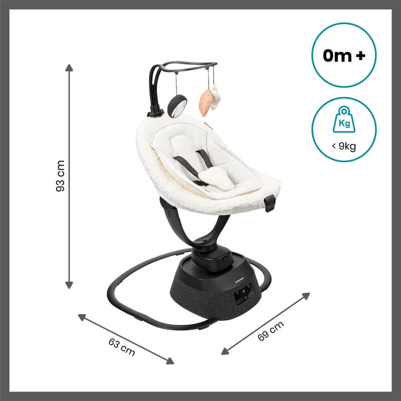 Balancelle Swoon Evolution Babymoov dimensions