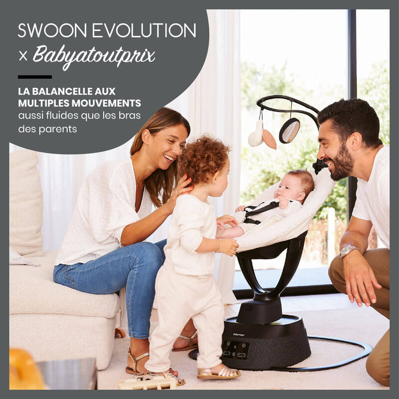 Balancelle Swoon Evolution Babymoov famille