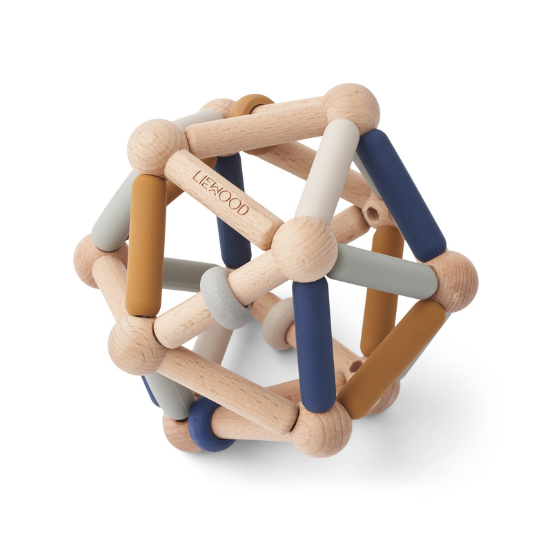 Jouet de motricité en bois Annemette Dove blue multi mix Liewood produit