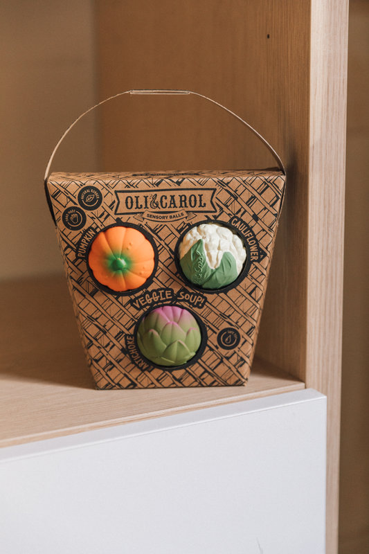 Balles sensorielles Soupe de Légumes Oli & Carol lifestyle 1