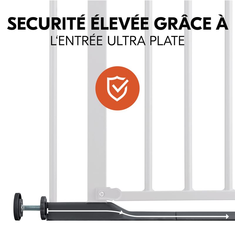 Barrière de sécurité Clear Step Autoclose 2 Hauck réglage