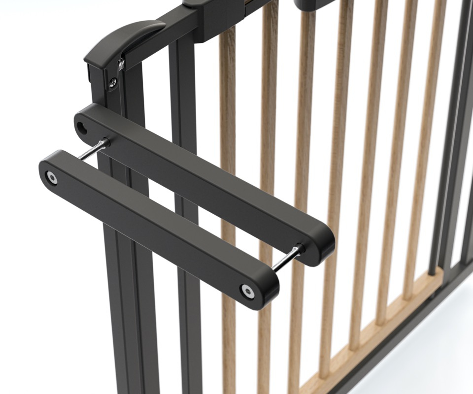Barriere Escalier Easylock Wood Plus Geuther Bambinou
